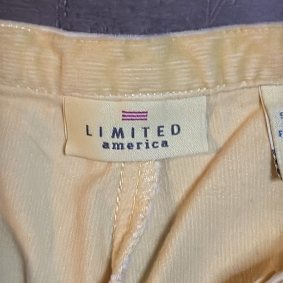 Limited Vintage Butter Yellow High Waisted Straight Leg Super Soft Corduroys - Picture 5 of 7